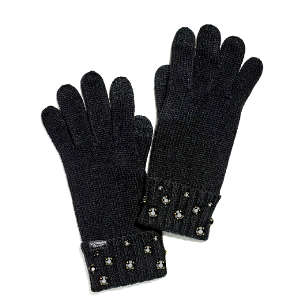 Victoria's Secret gem embellished gloves